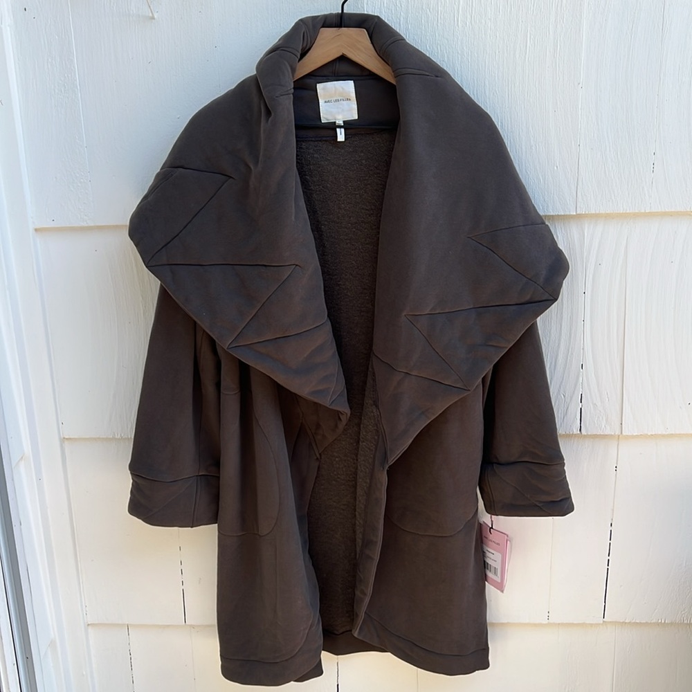 Avec Les Filles Gray-Brown Jacket